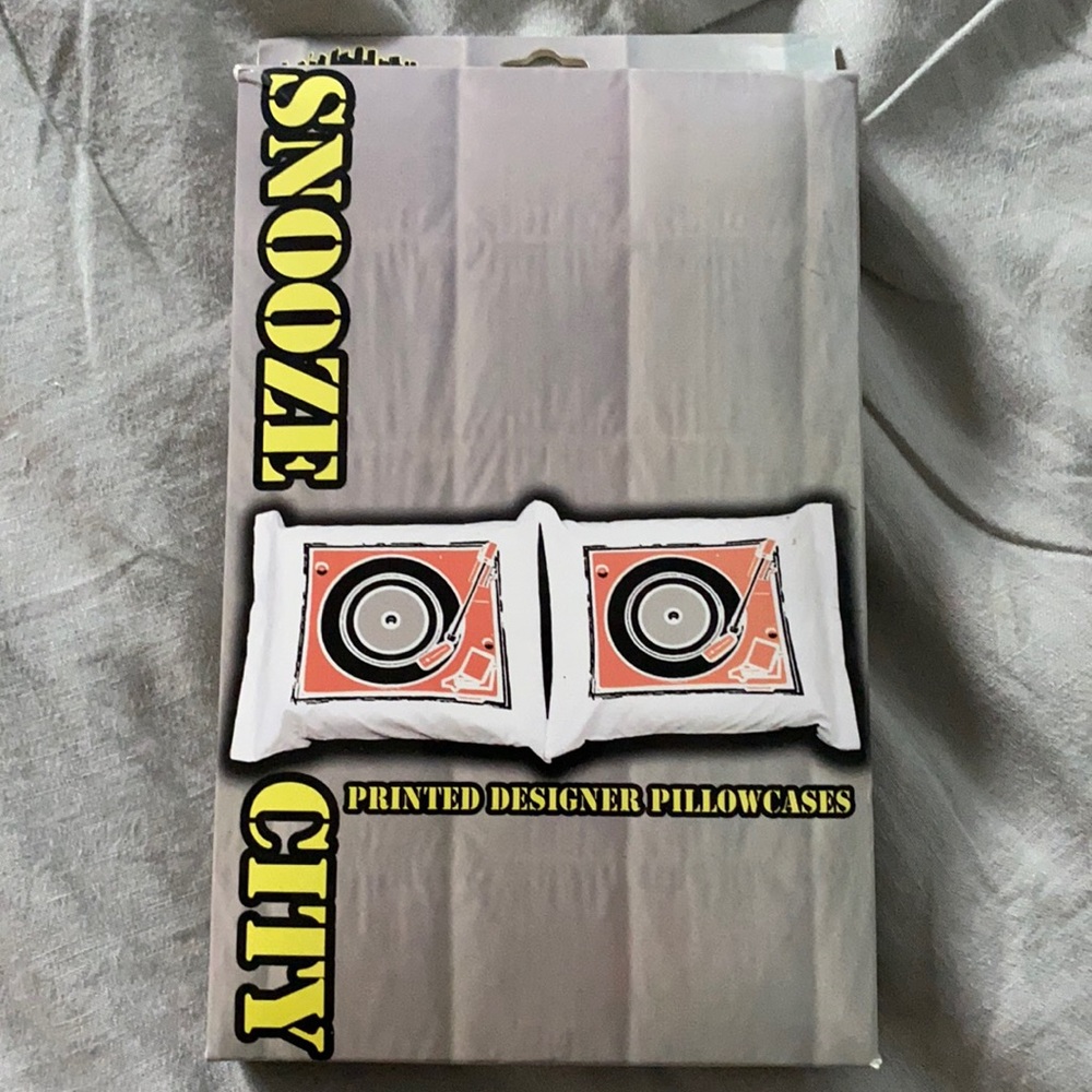Turntable dj pillowcases